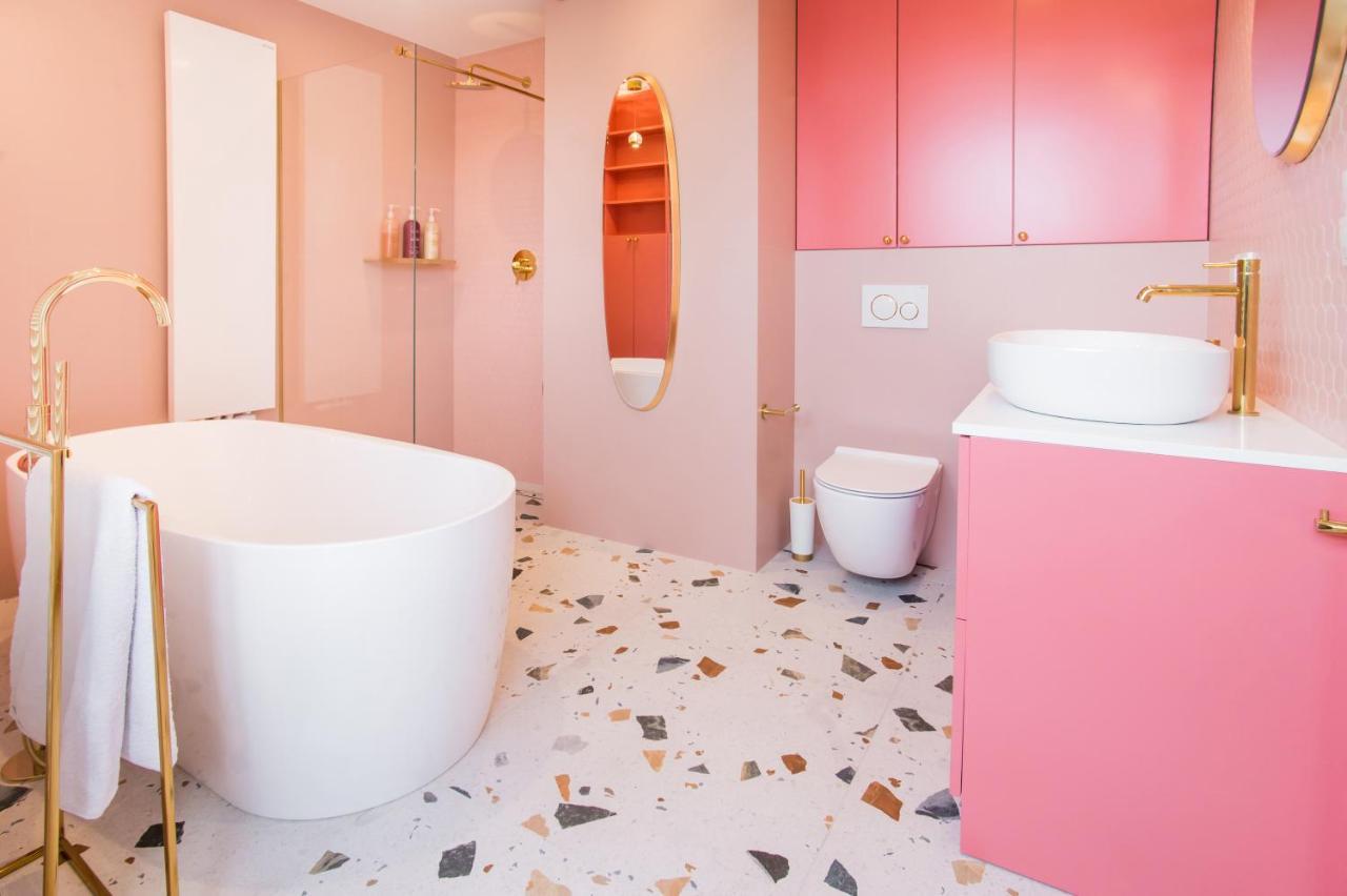Ferienwohnung Luksusowy Penthouse Z Jacuzzi I Widokiem Na Morze Gdynia Exterior foto
